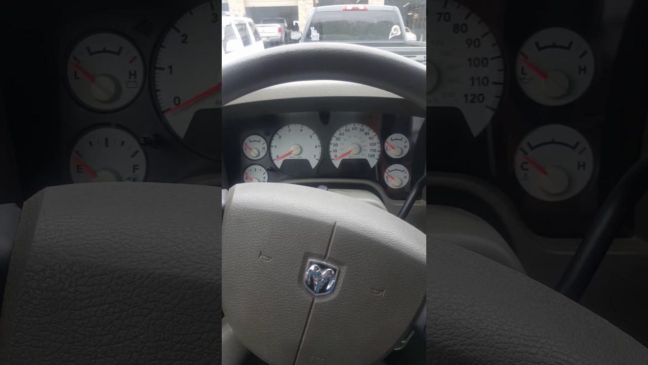 Как сбросить индикатор низкого уровня масла на Dodge Ram 1500 2008 года (просто)