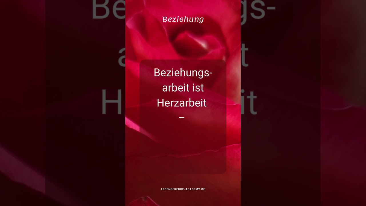 Beziehungsarbeit ist Herzarbeit &ndash; sie verlangt... | #liebe #beziehungscoaching #liebe #shorts