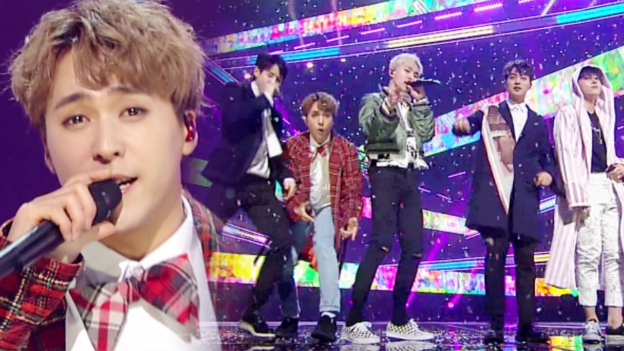 «Захватывающий» основной момент - плз Не грусти @ Popular Inkigayo 20170402