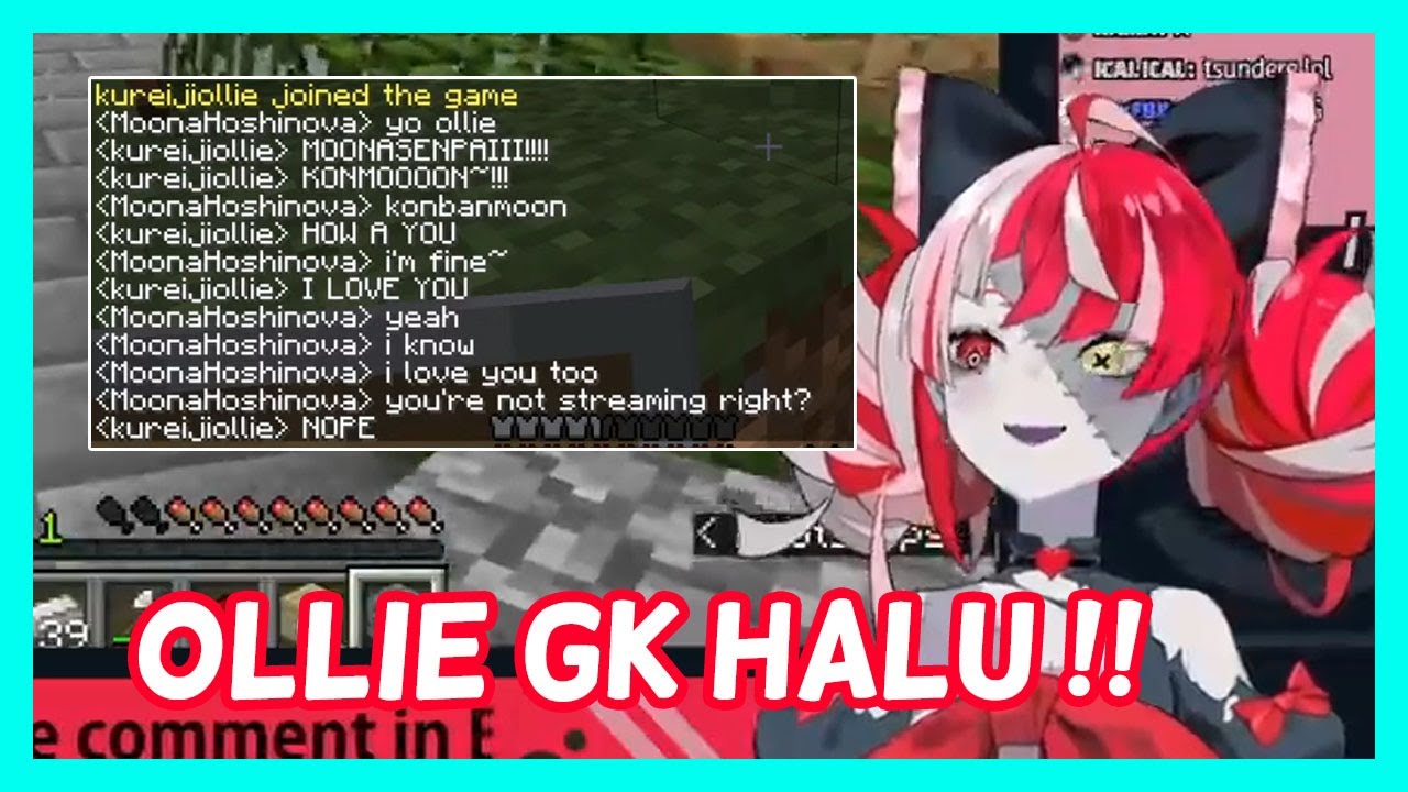 [ Hololive sub indo ] Moona senpai sebenernya sayang ollie !!
