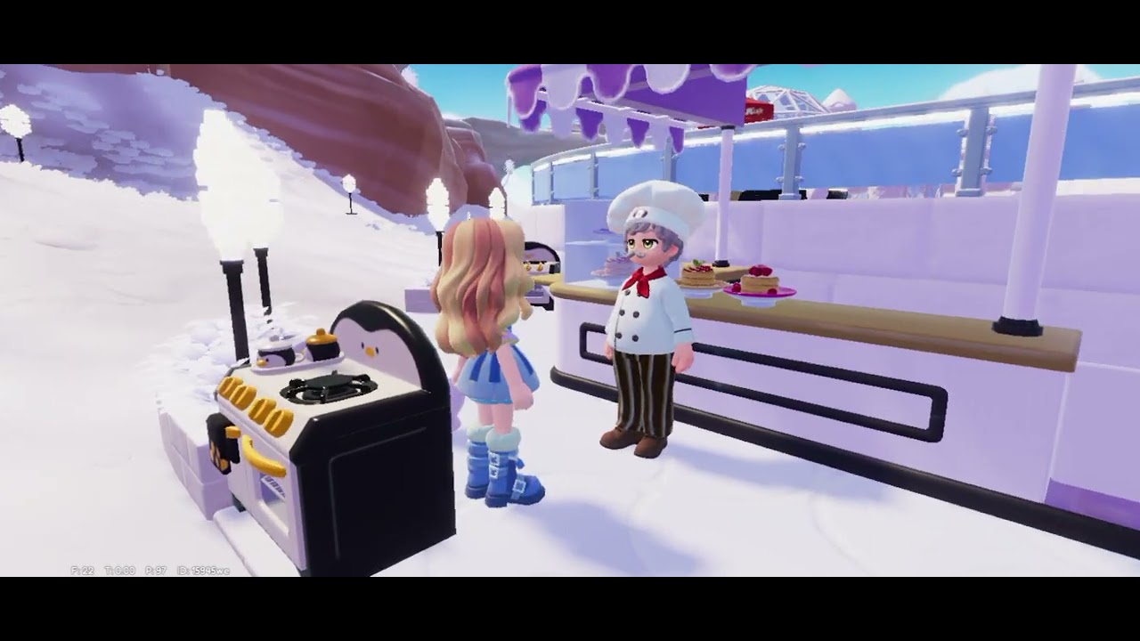 resep ice drink and frosted pancake Heartopia#heartopia  #games 