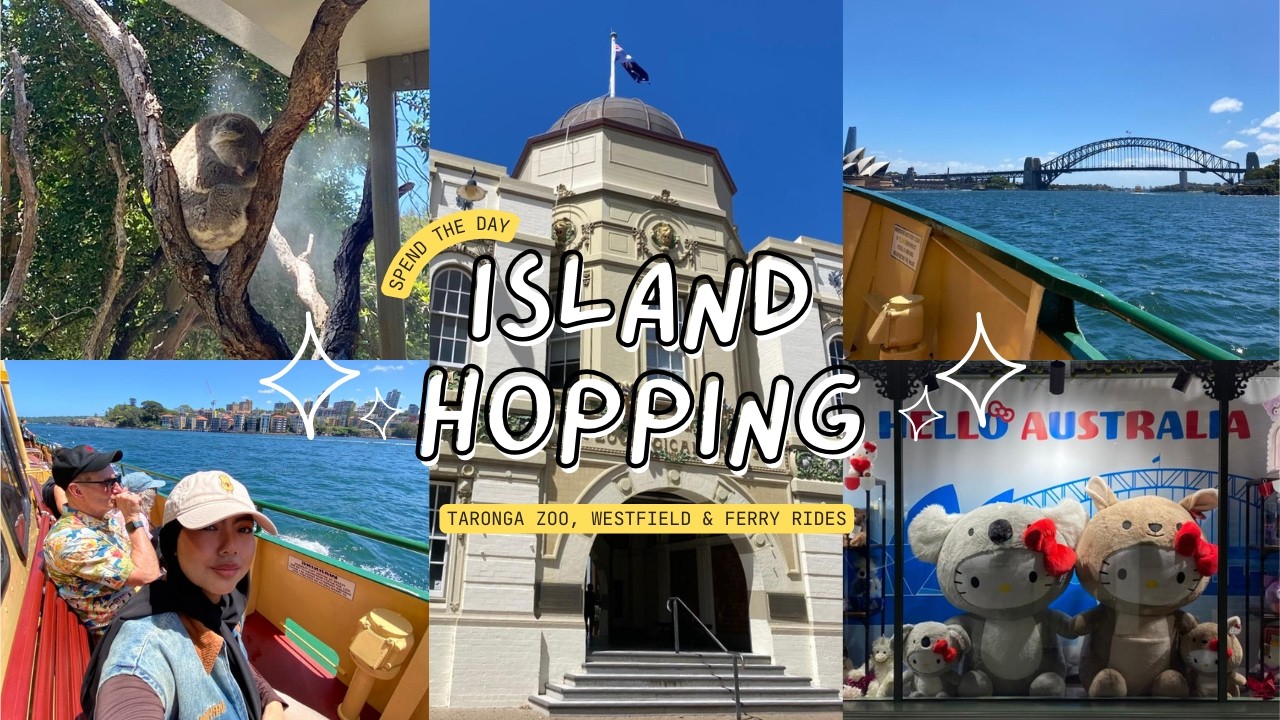 Taking the Ferry to Taronga Zoo, Window Shopping, & Coffee Run in Sydney | Travel Vlog