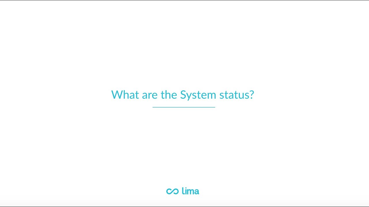 What are the System status