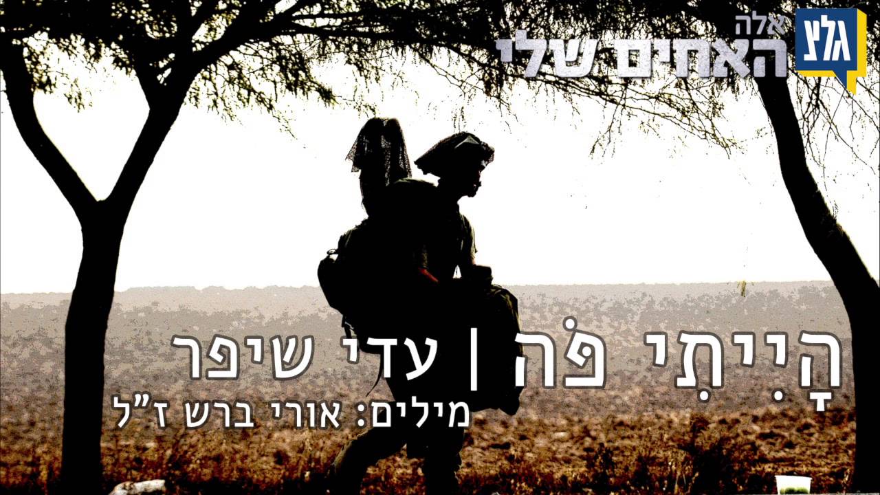 הייתי פה - סגן עדי שיפר מבצע את שירו של אורי ברש ז