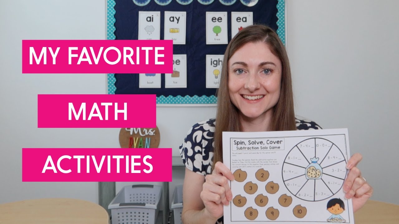 5 Fun Math Activities for K 2
