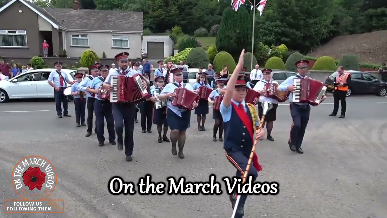 Staffordstown Accordion @ Knockloughrim Band parade 2023