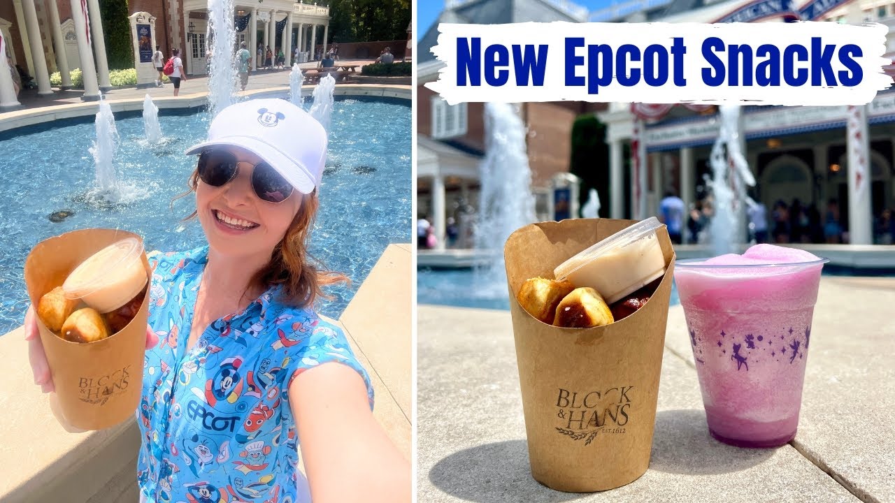 Trying NEW Epcot Snacks | Summer Crowds Testing Wait Times at Walt Disney World | Epcot Vlog