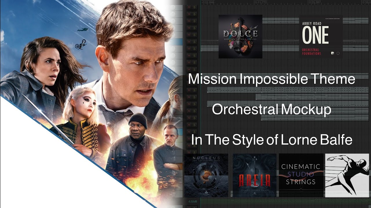 Mission Impossible Theme (In the style of Lorne Balfe) Mockup