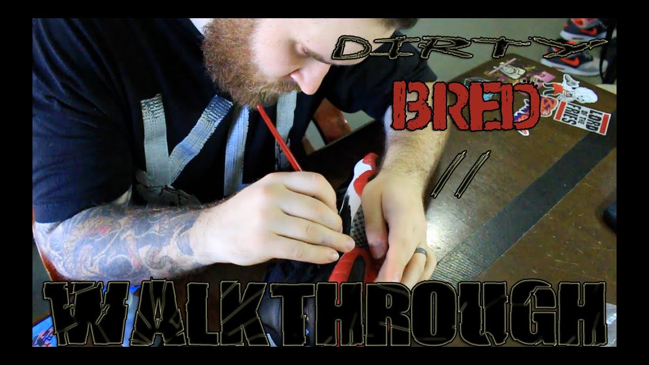 CUSTOM AIR JORDAN DIRTY BRED 11 WALKTHROUGH! | xChaseMaccini