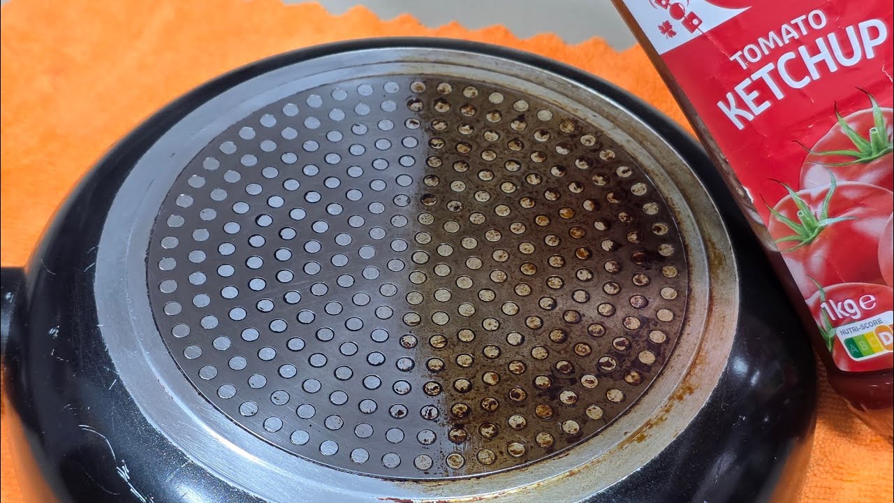 🍅 Con el truco del KETCHUP 🤩 la SARTÉN como nueva. 