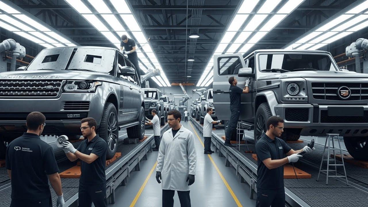 Inside a Modern Car Armoring Factory: How They Turn Regular SUVs Into Bulletproof Fortresses