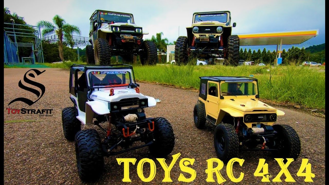 RC 4x4 Mini Toys Entrega das miniaturas e Trilha