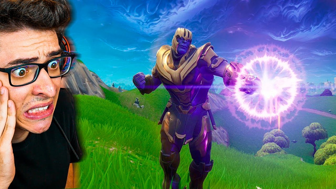 MATEI O THANOS E ROUBEI A MANOPLA DO INFINITO!! Fortnite: Battle Royale