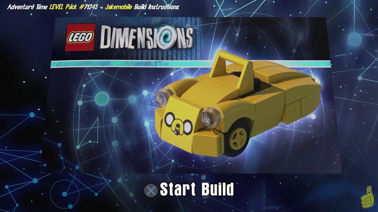 Lego Dimensions: Jakemobile / Build Instructions (Adventure Time LEVEL Pack #71245) - HTG