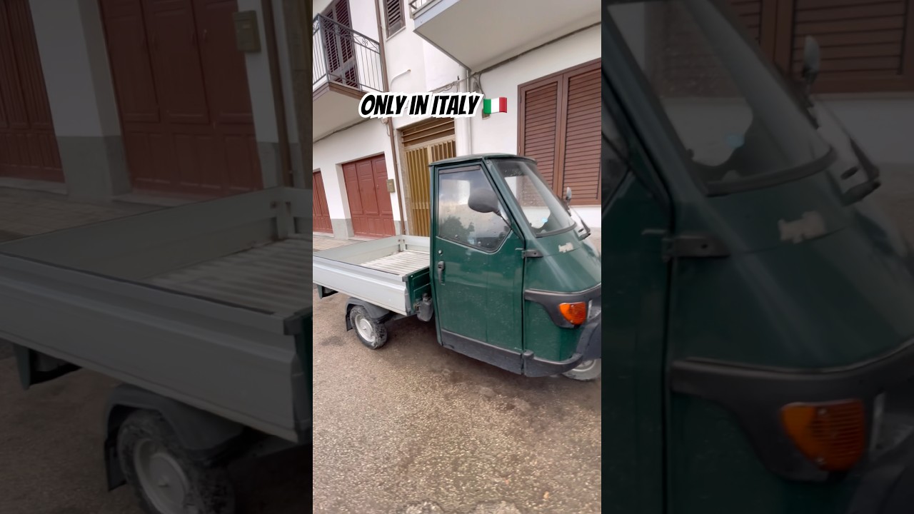 Почему фермеры на Сицилии используют этот крошечный грузовик 🇮🇹🚛
