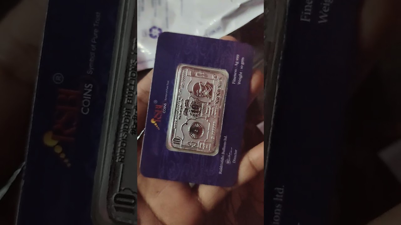 RSBL SILVER NOTE 10 GRAMS 999.PURITY