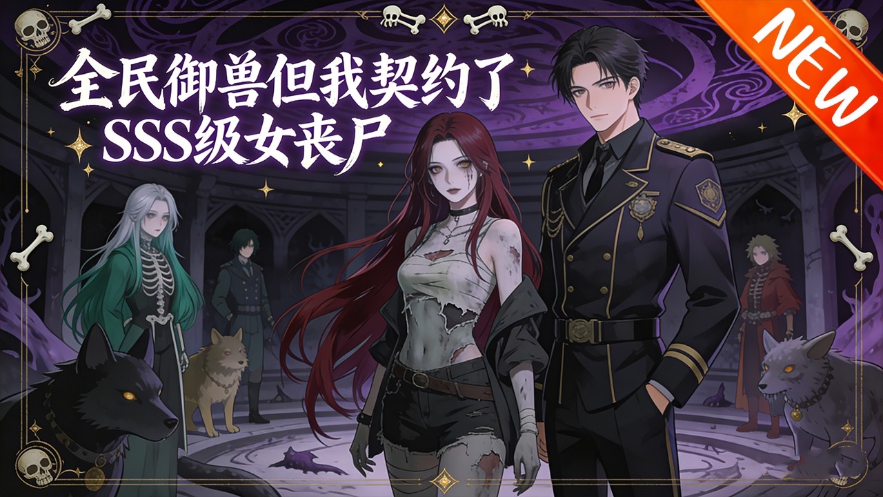 💥【新番上线】《全民御兽但我契约了SSS级女丧尸》穿越御灵世界，顾辰契约废物丧尸遭嘲，觉醒系统培养人形灵宠，一路逆袭搅动风云！#战斗 #斗破动漫 #逆袭 #动漫