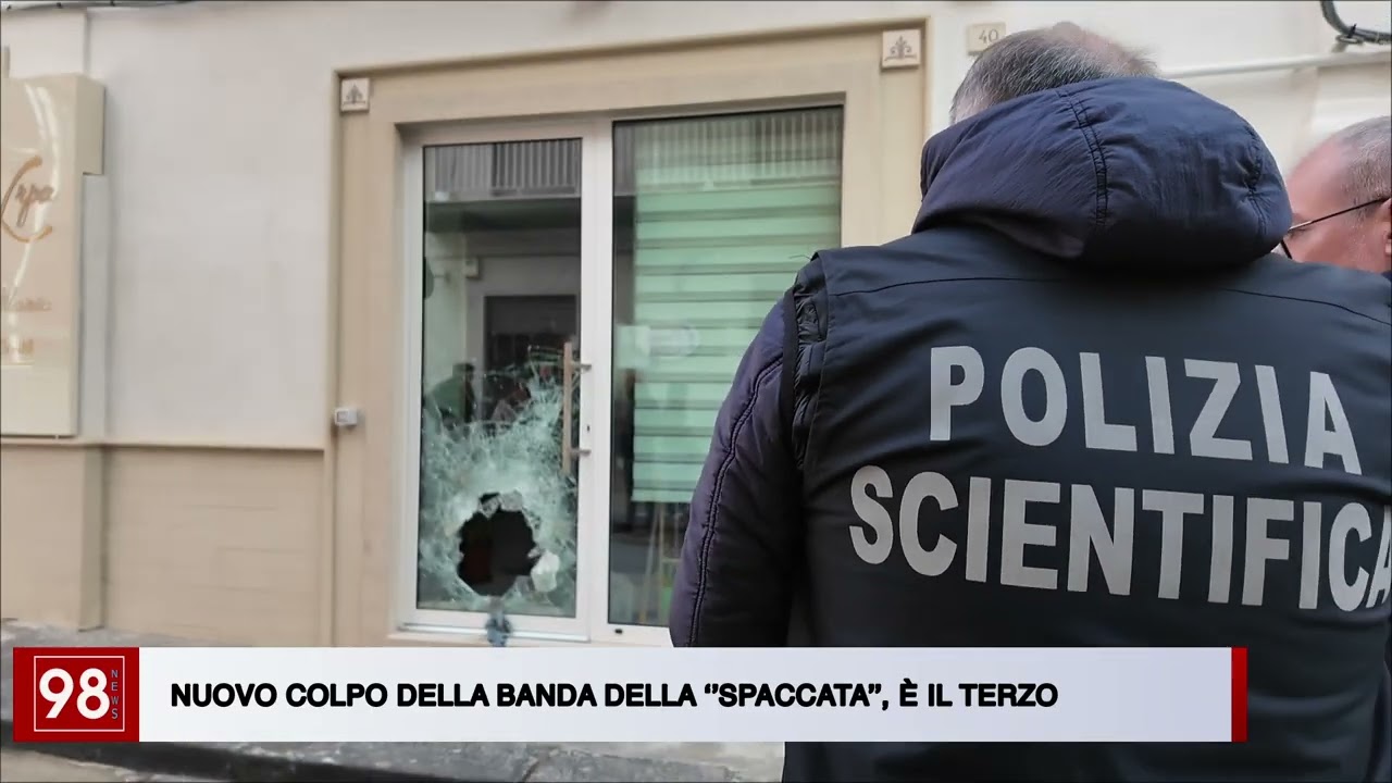 NUOVO COLPO DELLA BANDA DELLA ‘’SPACCATA’’, è IL TERZO