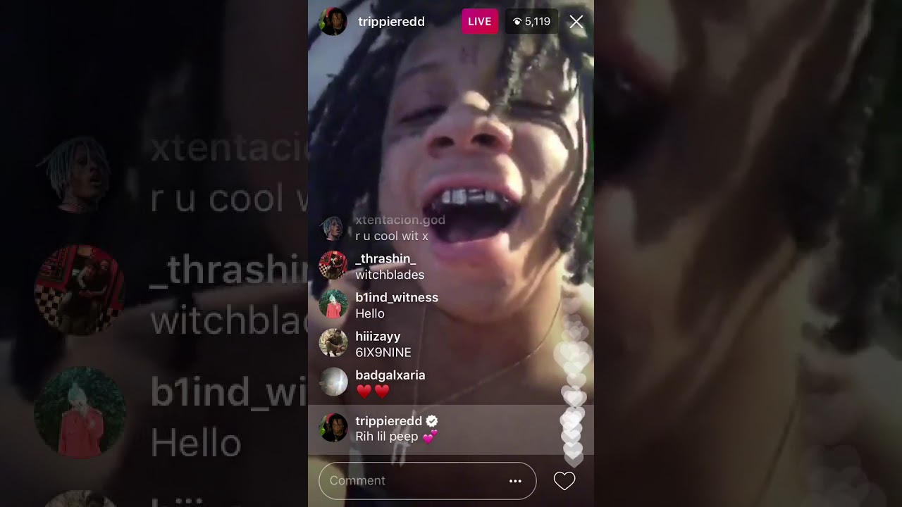 Trippie Redd on Lil peep #RIPlilpeep