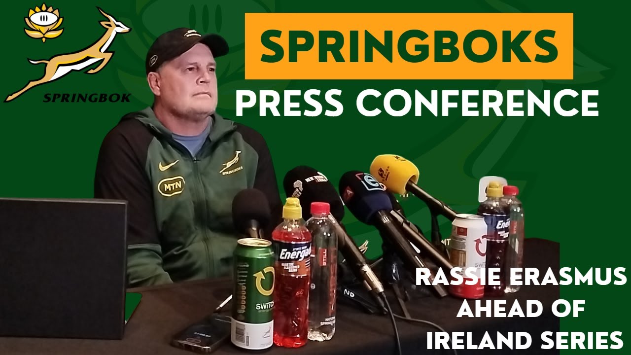 SPRINGBOKS:  Rassie Erasmus Press conference: Updates on Cheslin, Willie and the captain announced