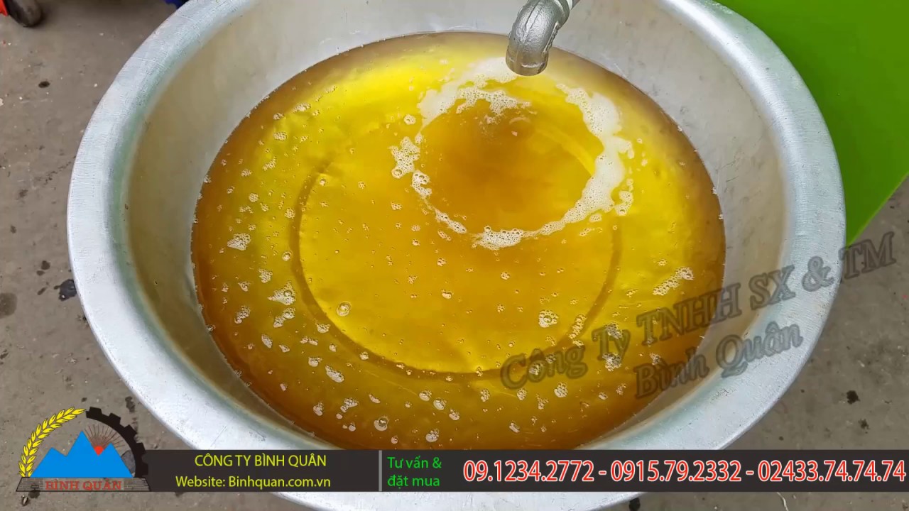 M&aacute;y &eacute;p dầu thực vật B&igrave;nh Qu&acirc;n - Thử m&aacute;y &eacute;p dầu lạc v&agrave; m&aacute;y lọc dầu kh&iacute; n&eacute;n