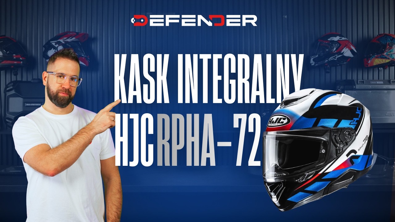 KASK INTEGRALNY HJC RPHA 72 - MODEL PREMIUM, KT&Oacute;RY ŁĄCZY SPORTOWY STYL Z ZAAWANSOWANĄ OCHRONĄ