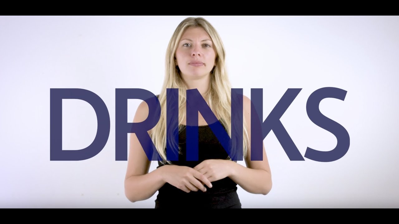 Drinks in BSL