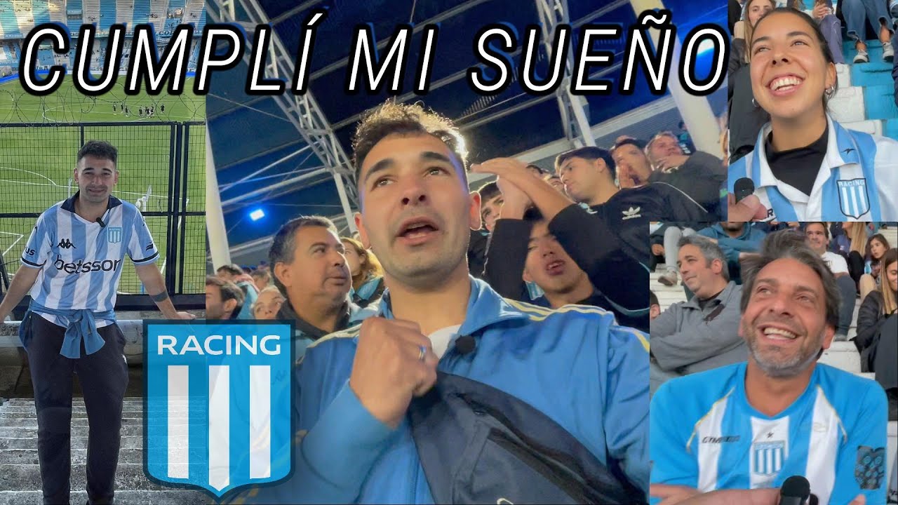 VLOG. ¡MI PRIMERA VEZ EN EL CILINDRO DE AVELLANEDA CON RACING CLUB!