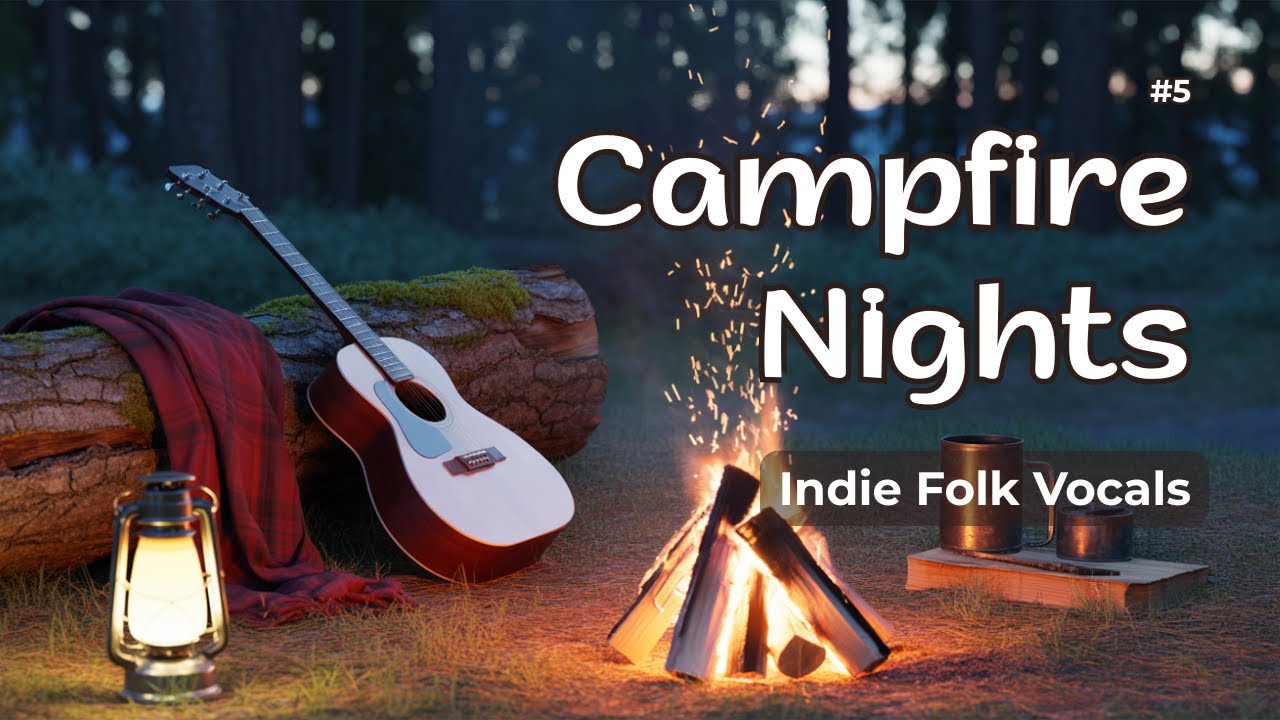 Campfire Folk Session #05   Warm Indie Folk Vocals   60 Min