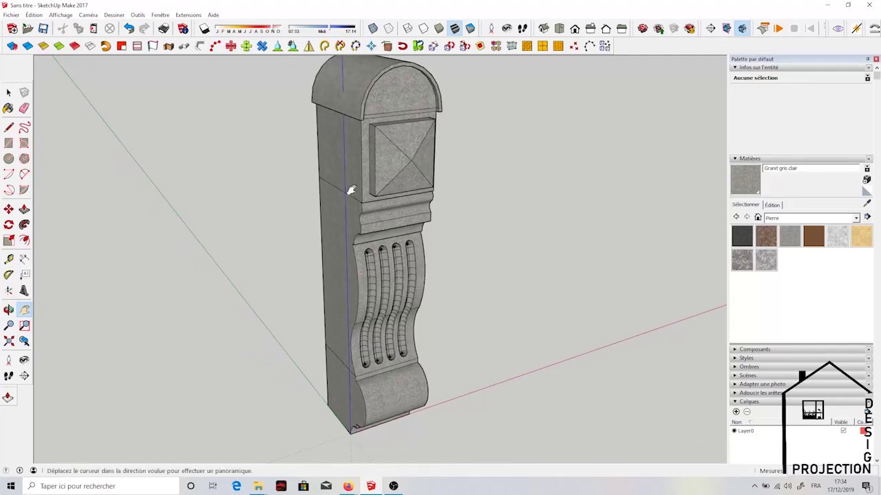 TUTO Moulures et formes complexes pour Sketchup