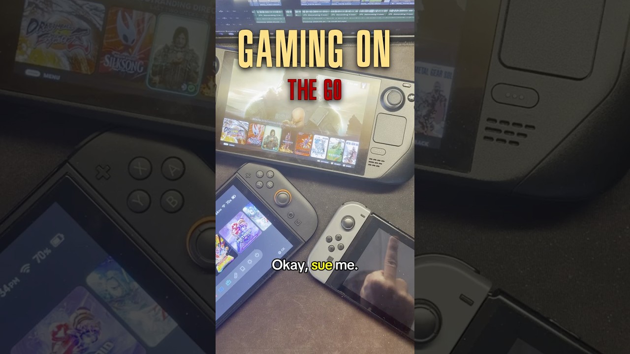 Video games when you&rsquo;re away from home #nintendo #switch #switch2 #gaming #steam