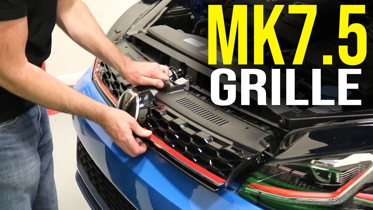 How to Remove a Mk7.5 GTI Grille