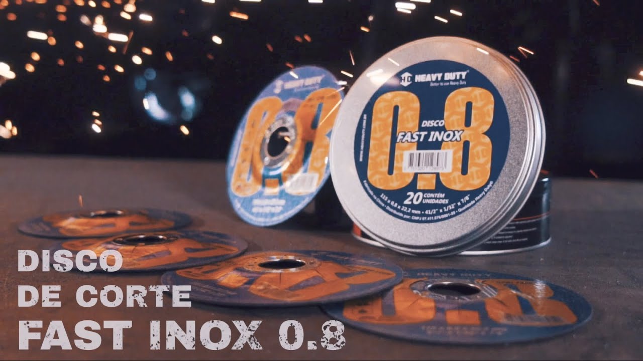 Disco de Corte Fast Inox 0.8