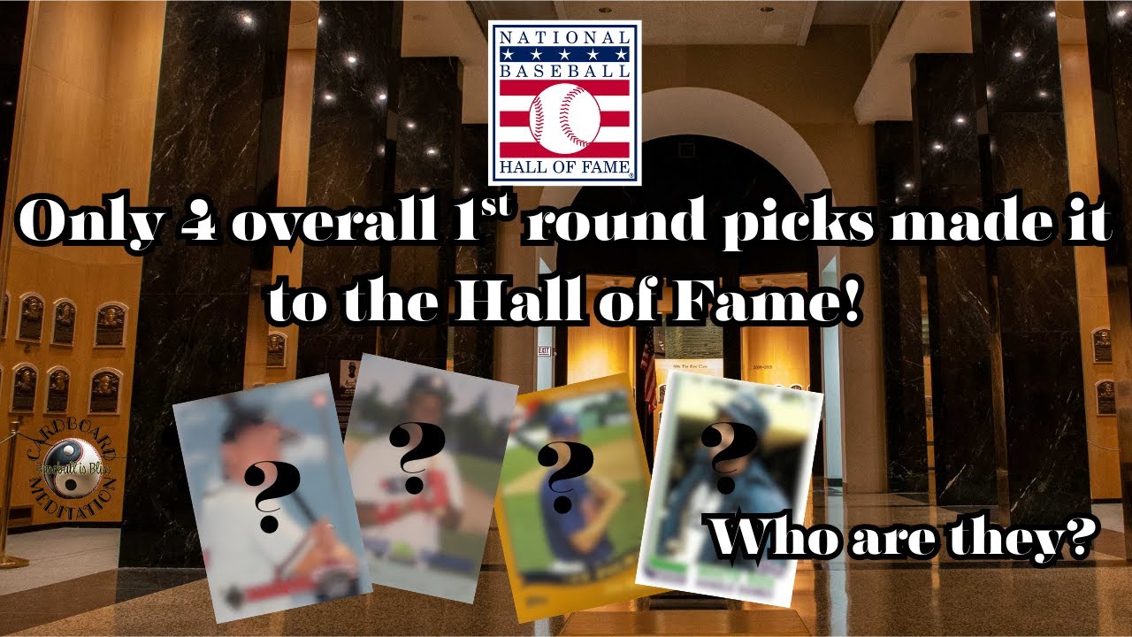Only 4, 1st overall draft choices got inducted into the Hall of Fame...know who they are?
