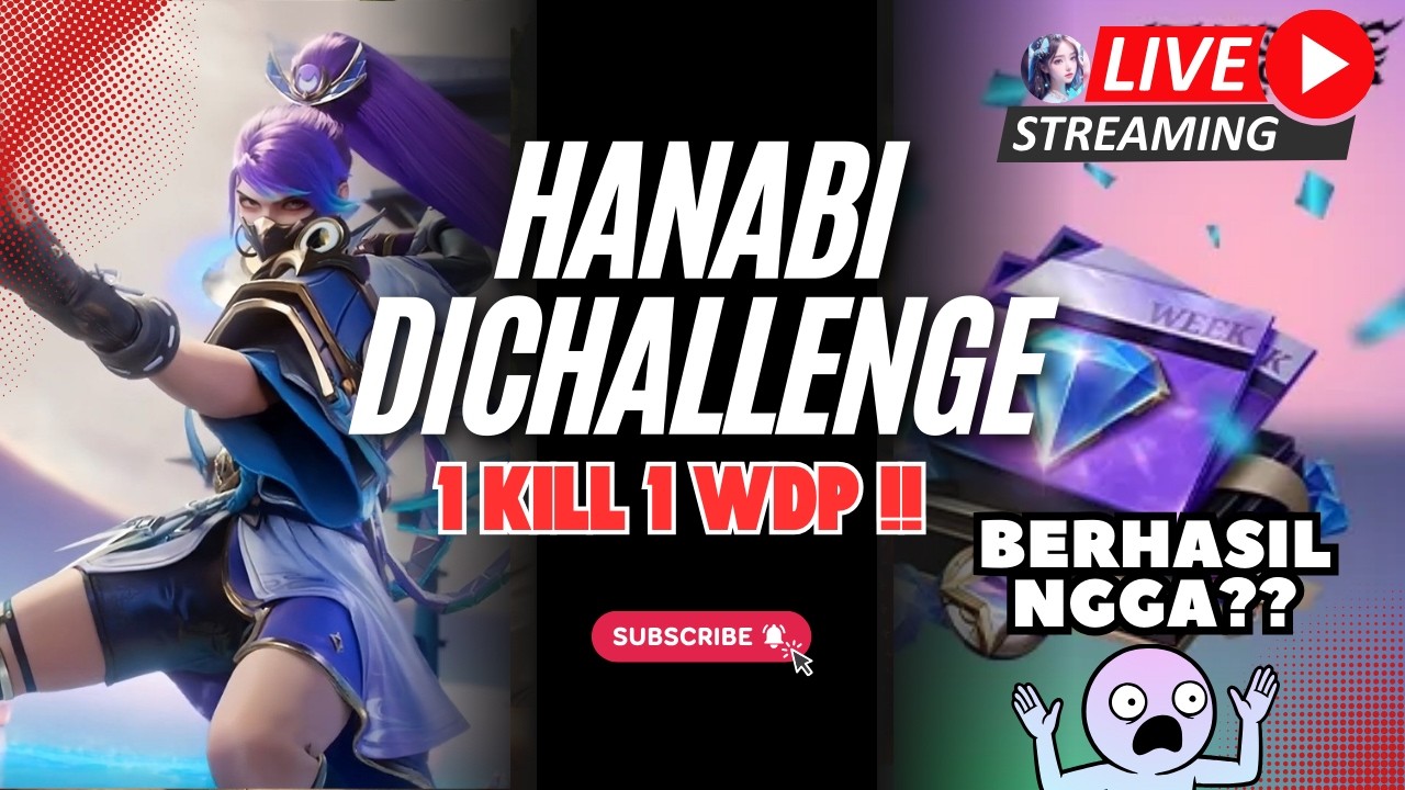 Maen Hanabi diChallenge 1 Kill 1 WDP!! Dapet 50 Kill??