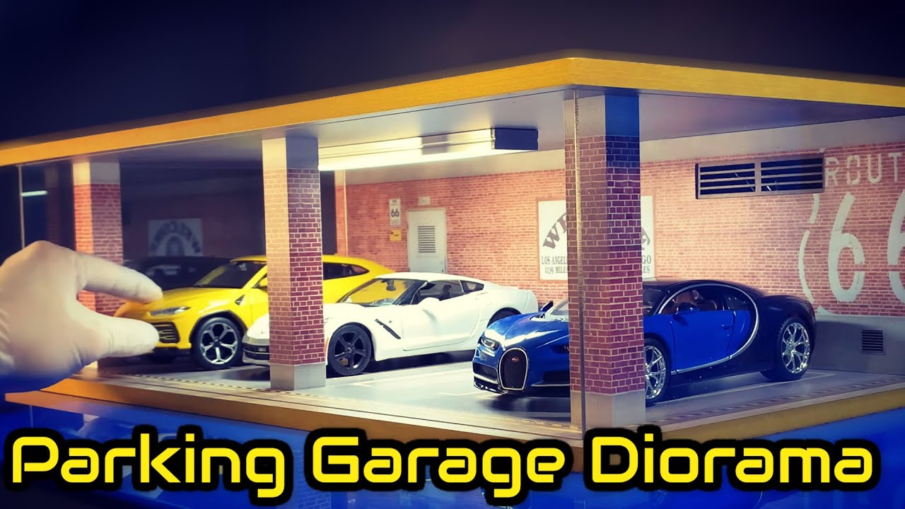 1/24 Parking Garage Diorama Review