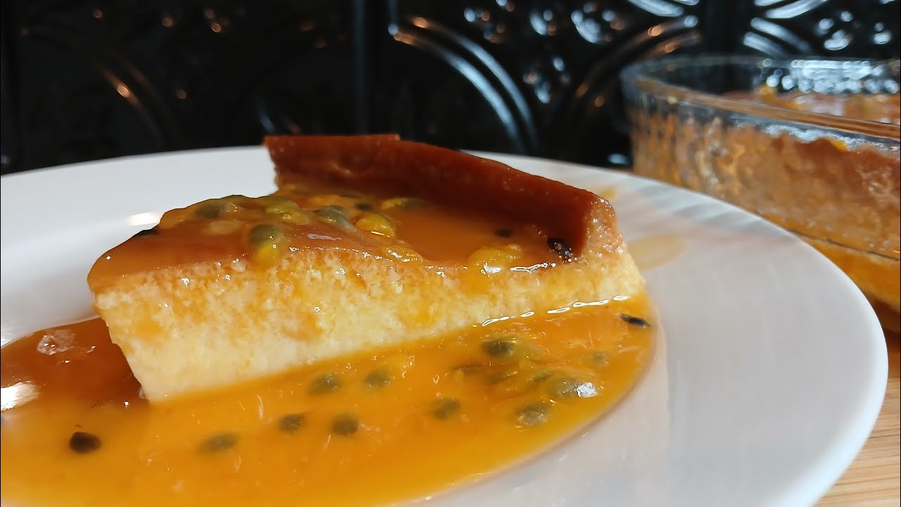 COMO HACER FLAN DE MARACUYÁ O CHINOLA | MUY DELICIOSA