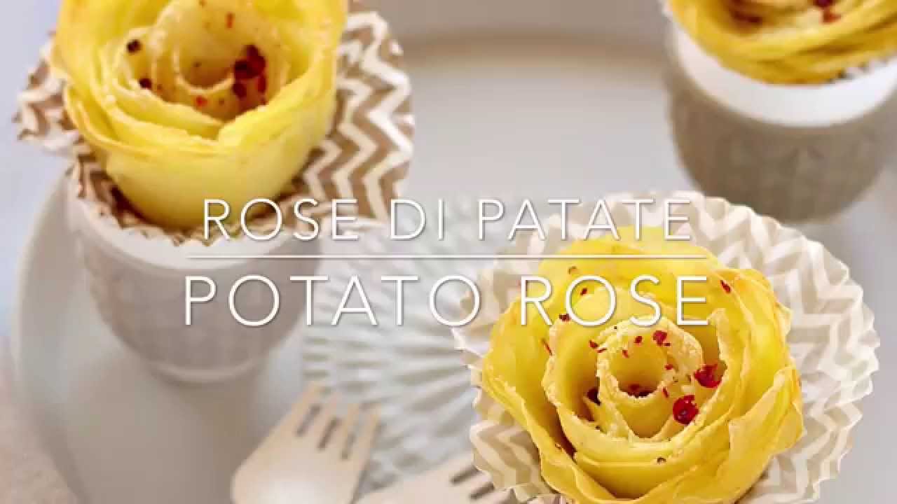 Rose di patate al forno - Potato Rose - Chiarapassion