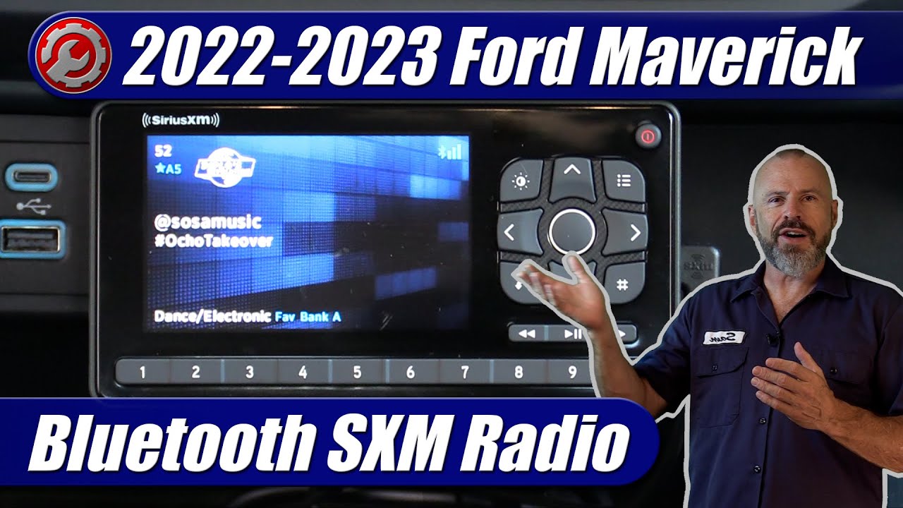 Ford Maverick 2022&ndash;2024: установка и обзор радио Bluetooth SXM
