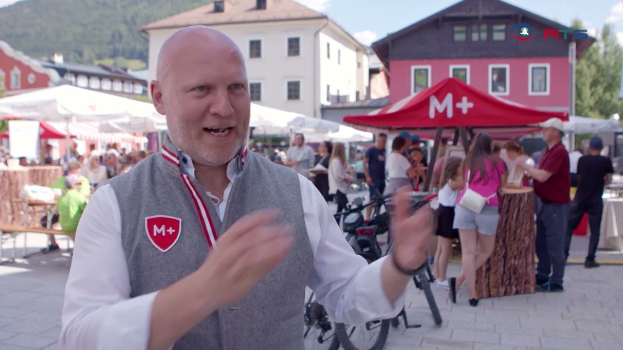 Pinzga Kost und Fun-Run im Stadtzentrum von Mittersill
