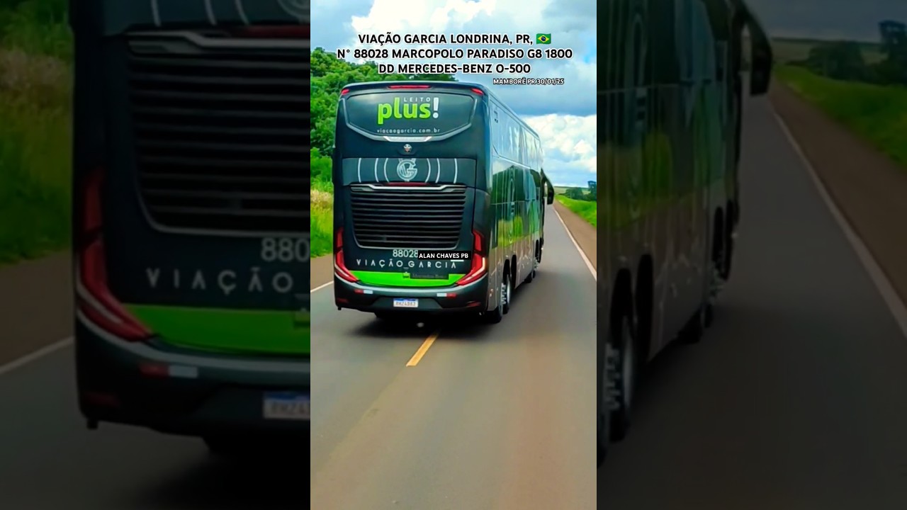 VIA&Ccedil;&Atilde;O GARCIA 88028 #onibus #marcopolo #g8 #paradiso #mercedes #londrina #paran&aacute; #shorts #top