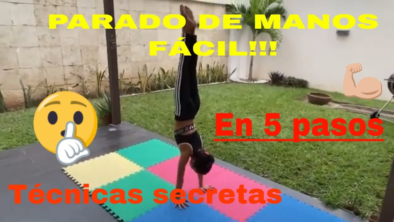Tutorial de parada de manos para principiantes y niñas(handstand)