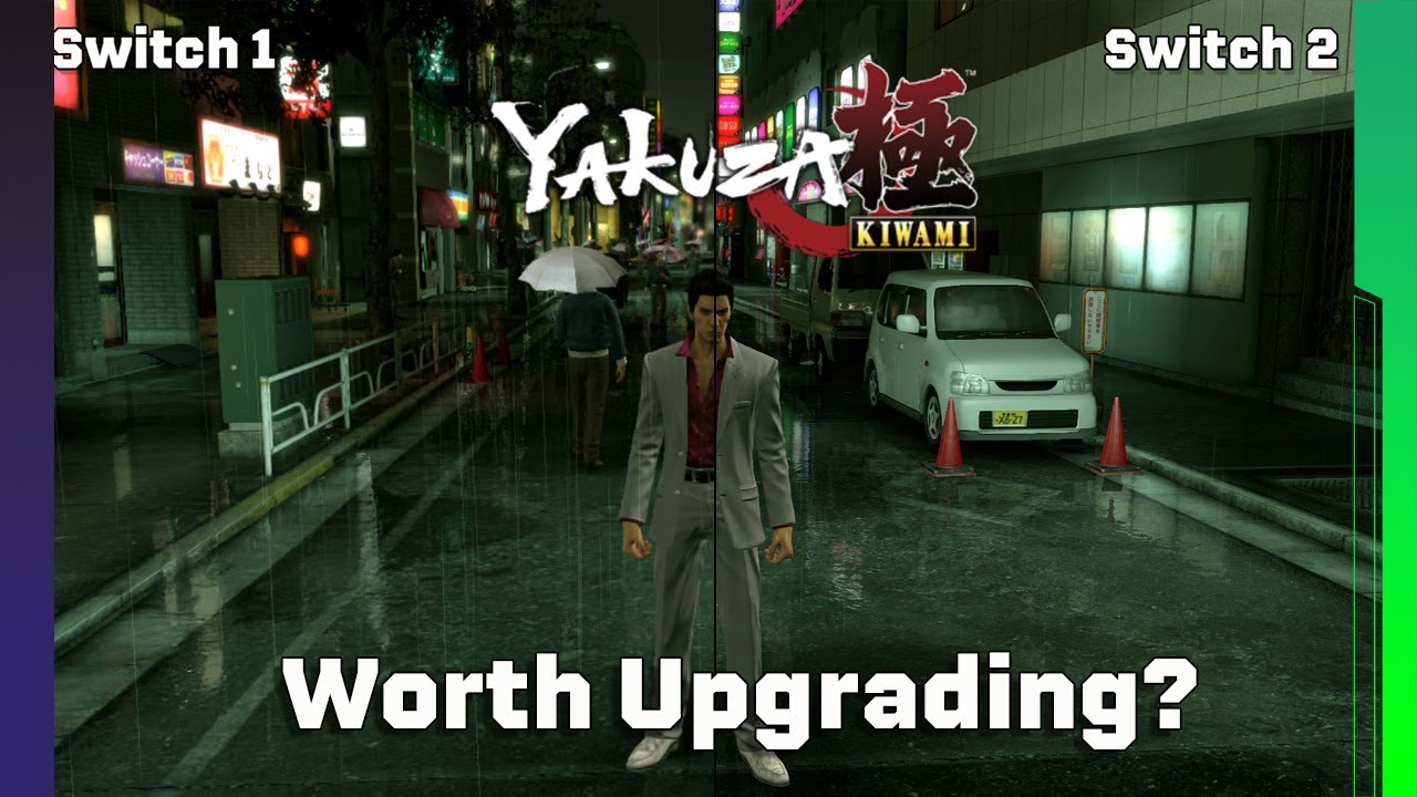 Обновление Yakuza Kiwami для Switch 2: 60 кадров в секунду, более чёткая графика и меньший размер...