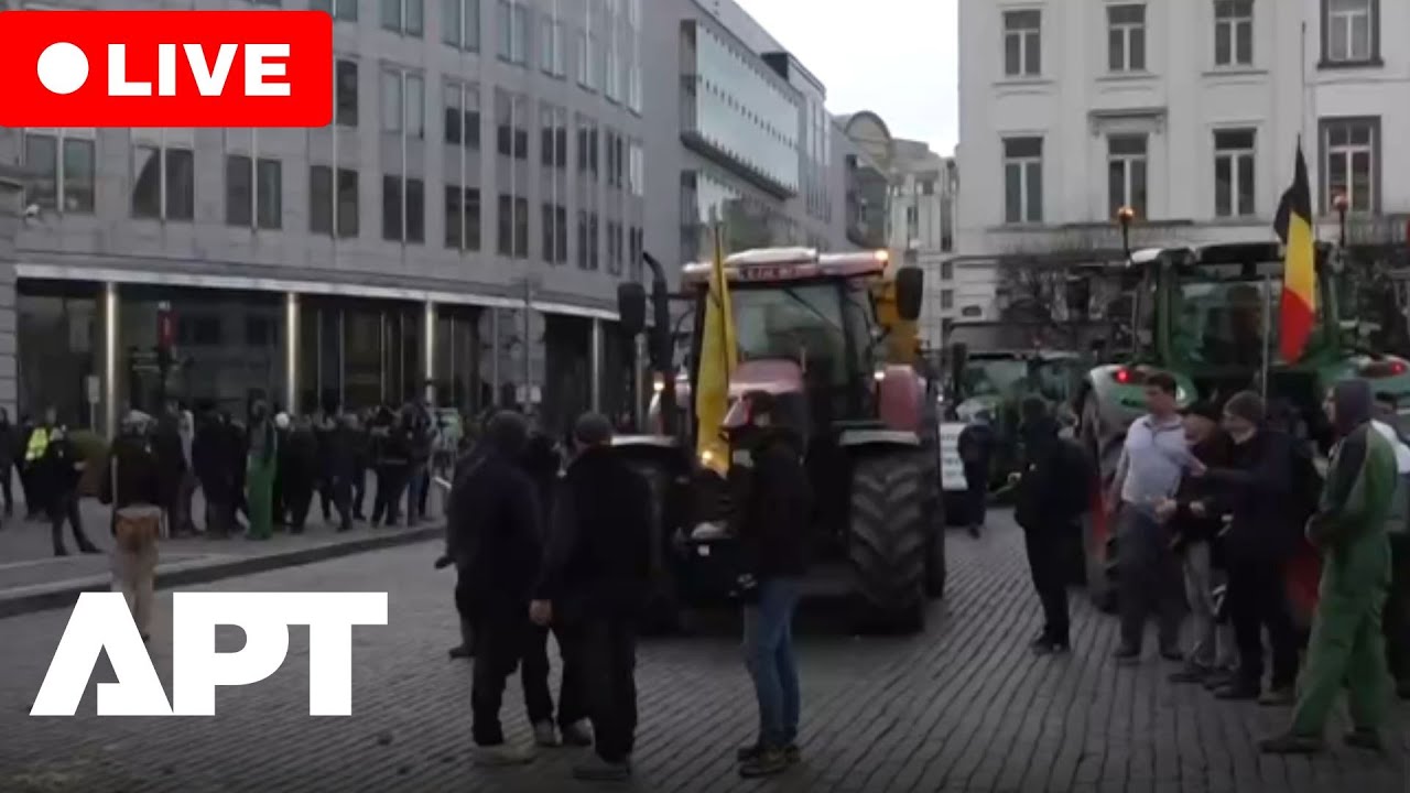 LIVE | EU Farmers Protest European Agricultural Policy in Brussels | Live | APT