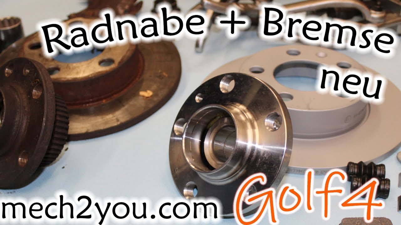 🛠️ Bremsen hinten haben Totalschaden | Radnabe beim Golf 4 wechseln | DIY Auto Tutorial