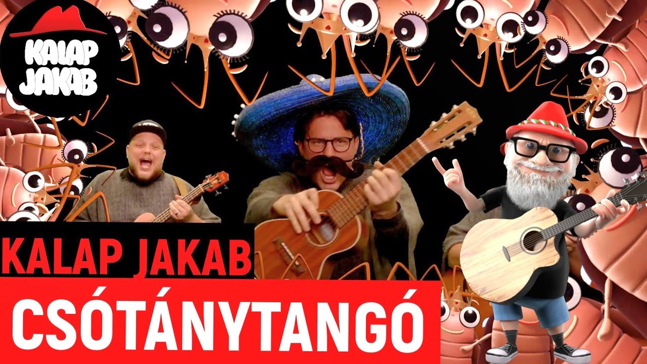 KALAP JAKAB - CSÓTÁNYTANGÓ 🪳🫅👸(gyerek zene, animáció)