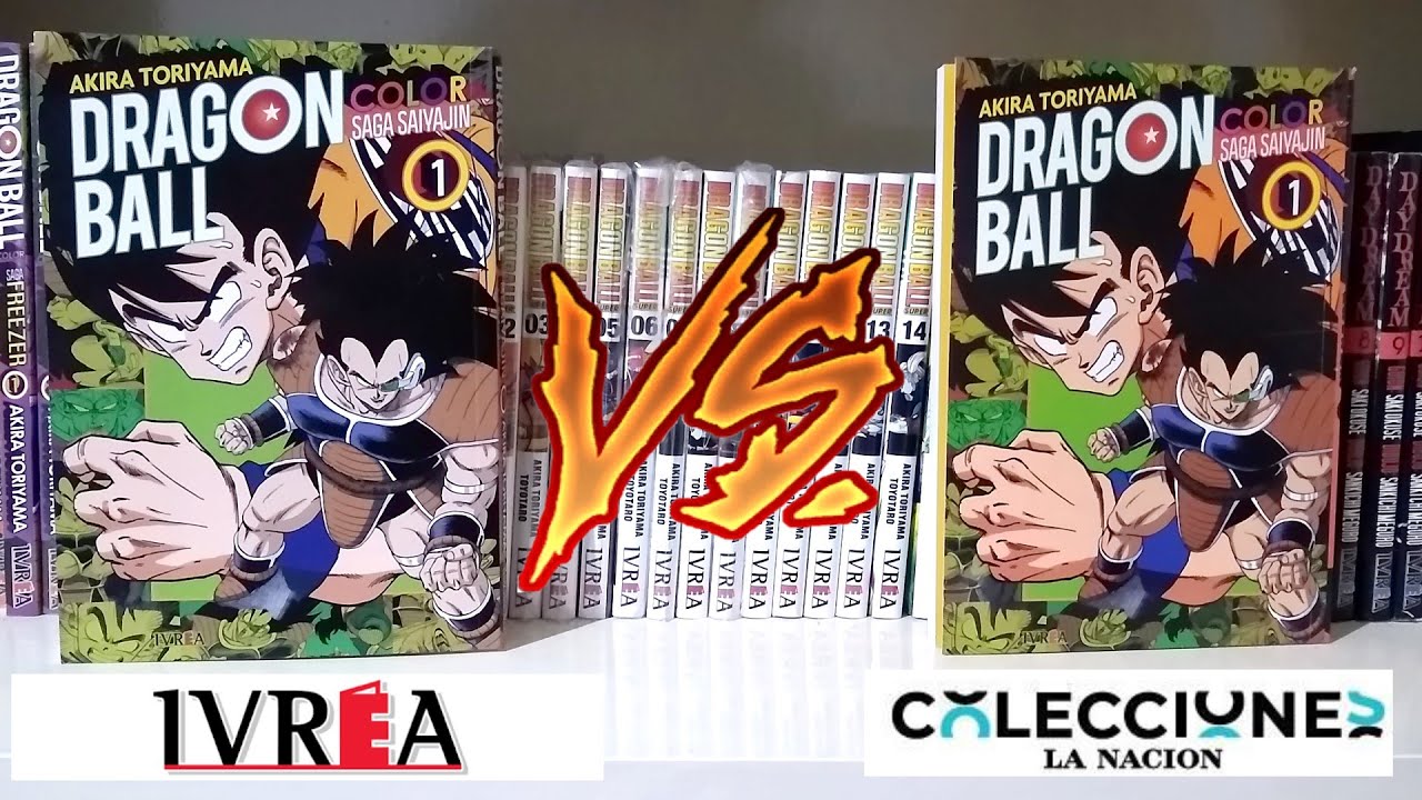 📚 COMPARANDO MANGAS | LA NACION VS IVREA | Dragon Ball Color Saga Saiyajin 📚