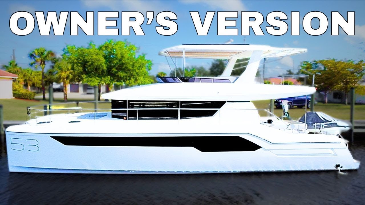 DON'T buy a MonoHULL! Owner's Version 53 Leopard Liveaboard Walkthrough