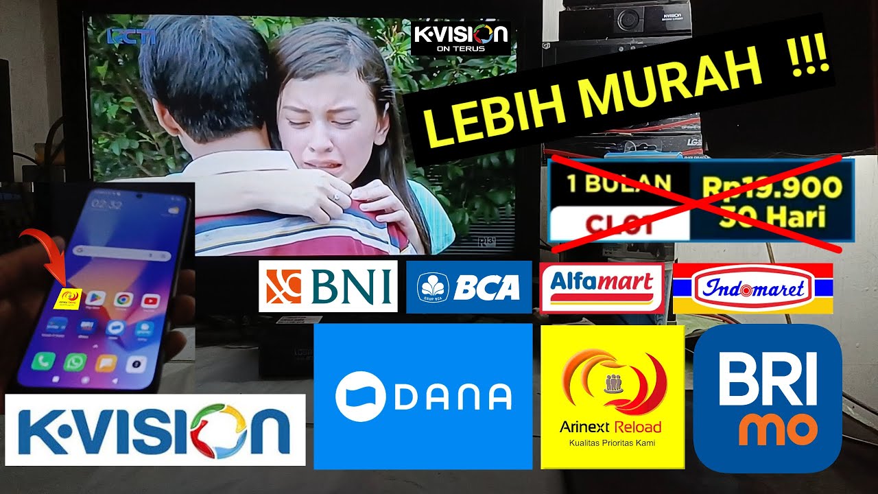 Cara Beli Paket K Vision Terbaru Melalui Aplikasi DANA Dan ARINEXT RELOAD