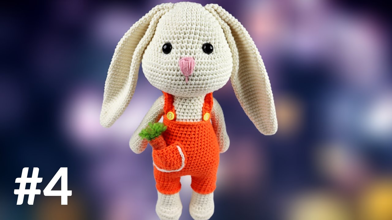 Amigurumi Tavşan Bunny Yapımı 4.Bölüm - (Amigurumi Rabbit) #4